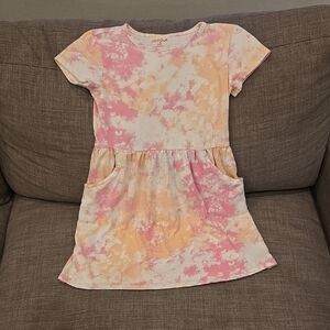 Cat & Jack Pink Tie-Dye Dress